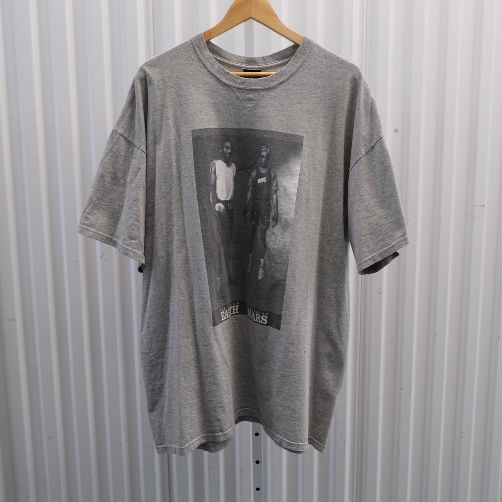 Vtg Air Jordan The Best on Earth The Best on Mars T-Shirt Mens XXL Gray